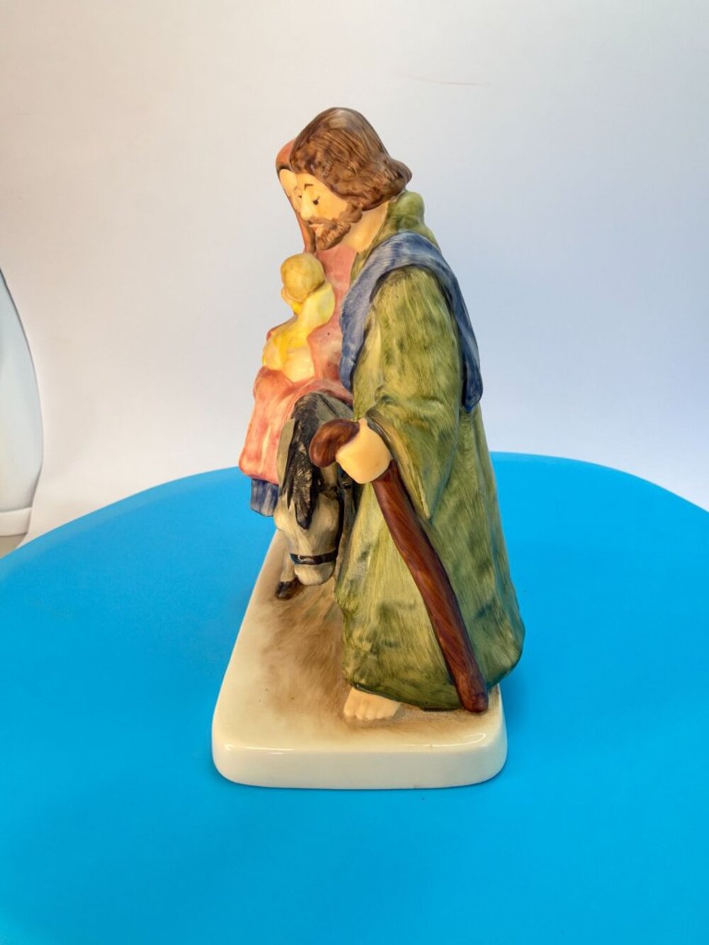 Vintage Goebel HX 239 Holy Family Donkey One Piece Nativity Flight Into Egypt 6" - Picture 6 of 9